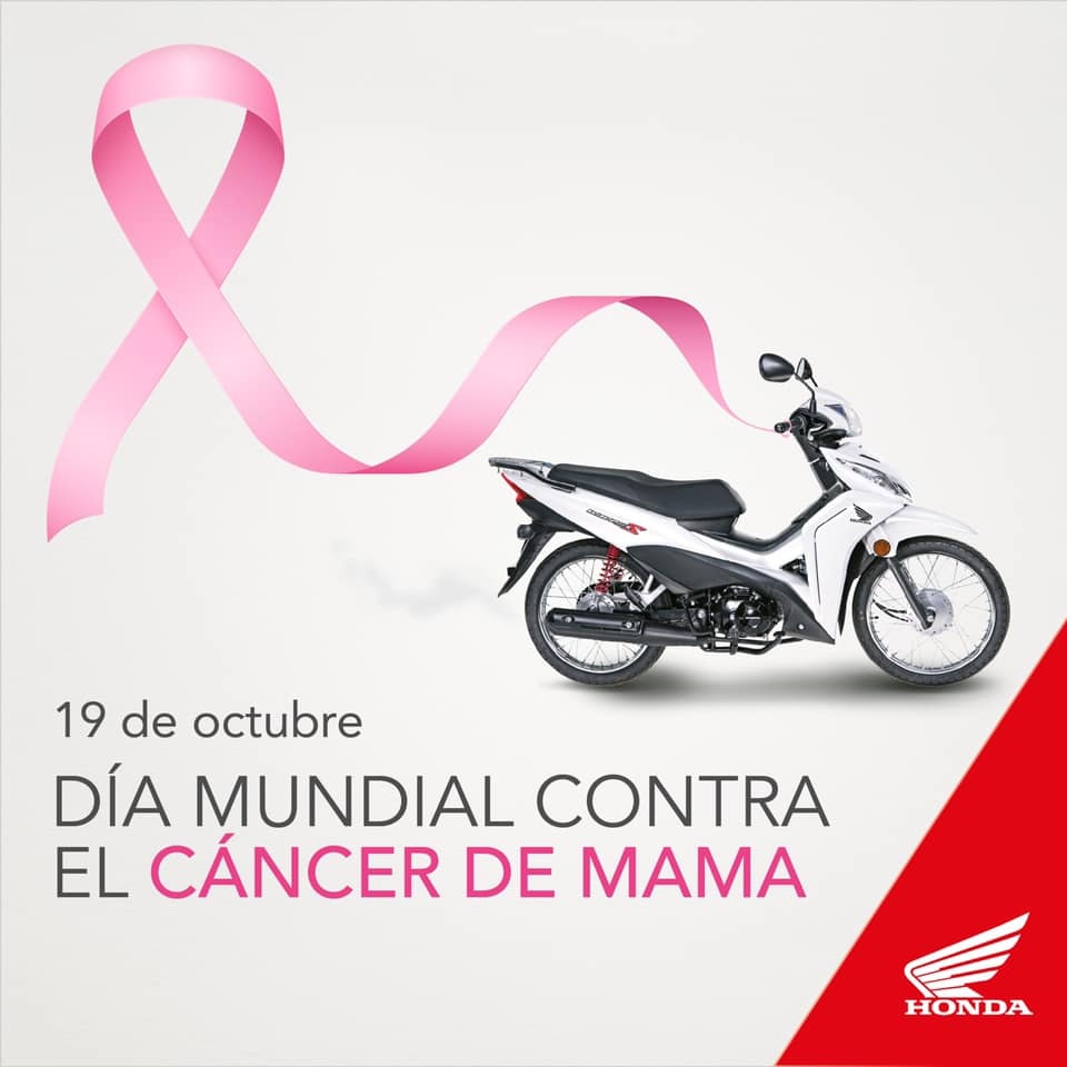 Honda Motos — Saludos día de cáncer de mama