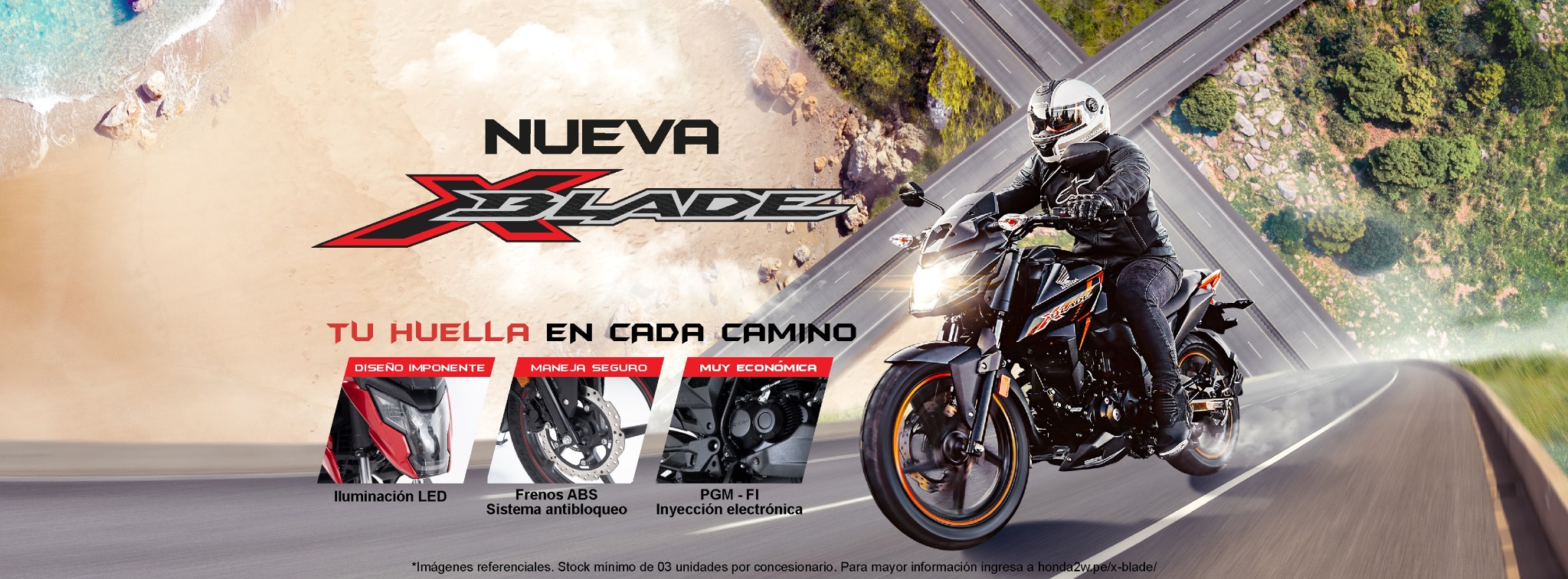 Honda Motos — Pieza Composición Horizontal